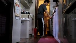 【民家盗撮】お風呂上がりの全裸の人妻と夫のリアルな夫婦の会話