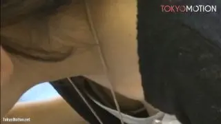 【胸チラ】買い物に夢中なお姉さん達の前かがみ胸チラを至近距離で盗撮