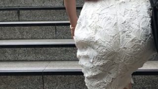 【お尻】仕事帰りのOLのくびれたエロいお尻を尾行盗撮した動画