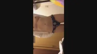 【自宅】脱衣所に隠しカメラを仕掛けてお風呂上がりの妹の巨乳な裸体を盗撮